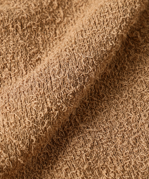 JOURNAL STANDARD J.S HOMESTEAD（ジャーナルスタンダードホームステッド）の「J.S.Homestead / ハンド ステッチ ビアード カーディガン（カーディガン/ボレロ・メンズ・ブラック/キャメル/レンガ・MEDIUM/LARGE）」の14枚目の写真