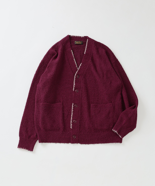 JOURNAL STANDARD J.S HOMESTEAD（ジャーナルスタンダードホームステッド）の「J.S.Homestead / ハンド ステッチ ビアード カーディガン（カーディガン/ボレロ・メンズ・ブラック/キャメル/レンガ・MEDIUM/LARGE）」の15枚目の写真