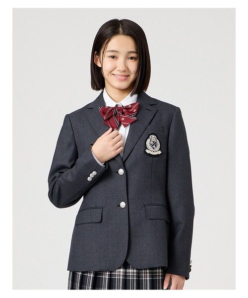 ジャケット シルバーエンブレム ブレザー 制服 学生 中学 高校
