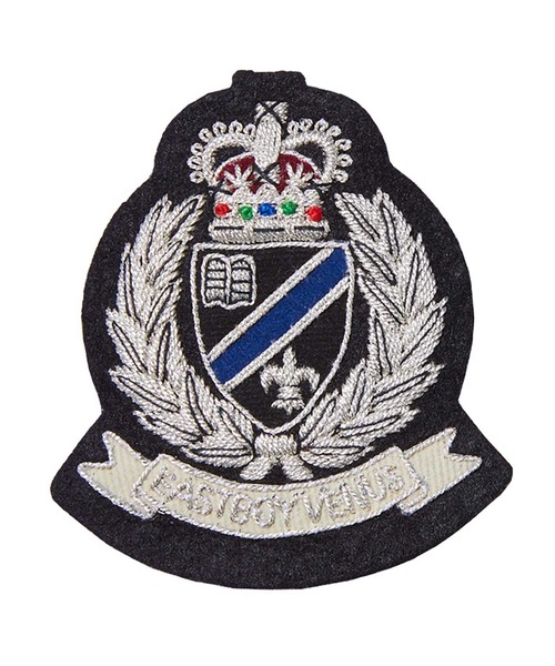 EASTBOY(イーストボーイ)の「ジャケット シルバーエンブレム ブレザー 制服 学生 中学 高校 スクール 入学式 卒業式(テーラードジャケット・キッズ・ネイビー/チャコール・7号/9号/11号/13号)」の3枚目の写真