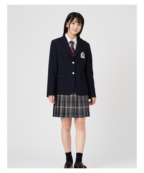 ジャケット シルバーエンブレム ブレザー 制服 学生 中学 高校
