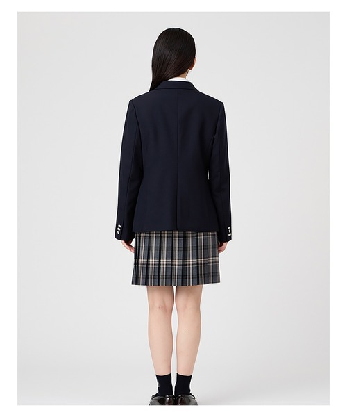 EASTBOY（イーストボーイ）の「ジャケット シルバーエンブレム ブレザー 制服 学生 中学 高校 スクール  （テーラードジャケット・キッズ・ネイビー/チャコール・7号/9号/11号/13号）」の19枚目の写真