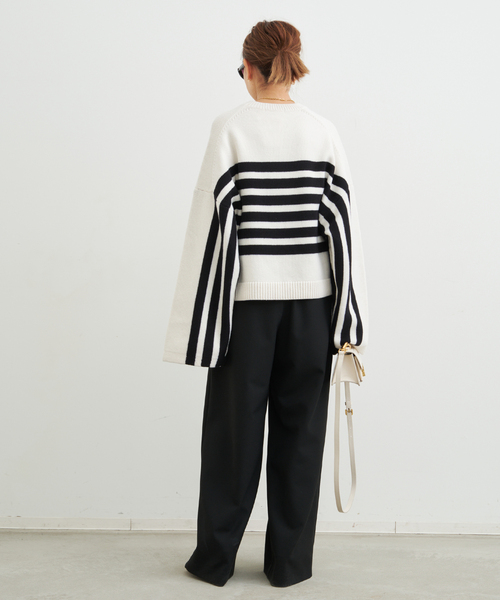 CINOH/チノ 】 BORDER CREWNECK（ニット/セーター）｜CINOH（チノ）の