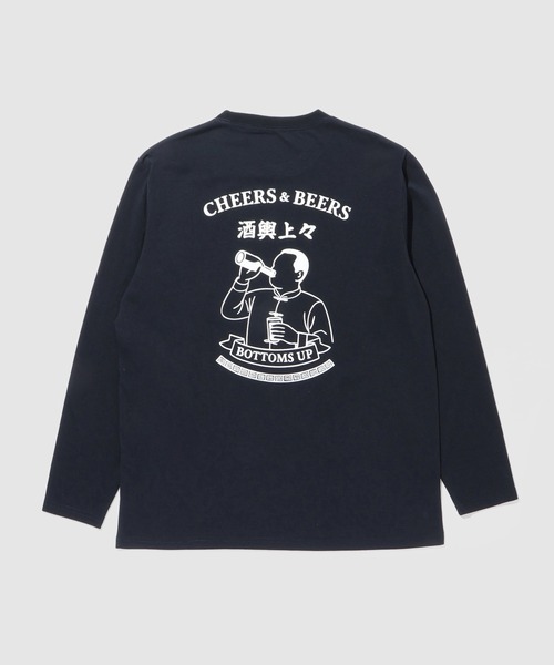 セール】Tグラフィックス 中華飯店 長袖Tシャツ（ユニーク中華＆酒