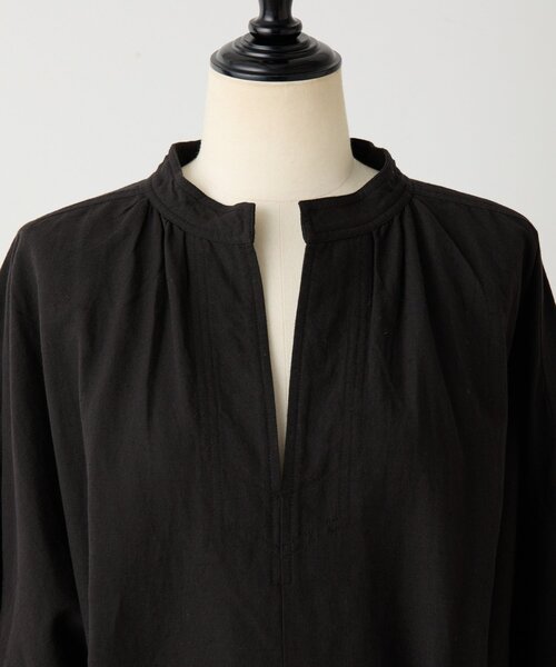 BEARDSLEY（ビアズリー）の「コットンリネンロングワンピース（ワンピース・レディース・ブラック/ブラウン・FREE）」の13枚目の写真