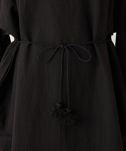 BEARDSLEY（ビアズリー）の「コットンリネンロングワンピース（ワンピース・レディース・ブラック/ブラウン・FREE）」の16枚目の写真