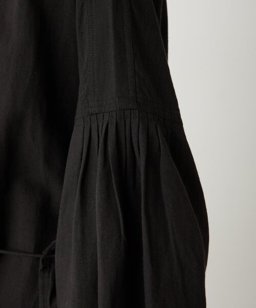 BEARDSLEY（ビアズリー）の「コットンリネンロングワンピース（ワンピース・レディース・ブラック/ブラウン・FREE）」の19枚目の写真