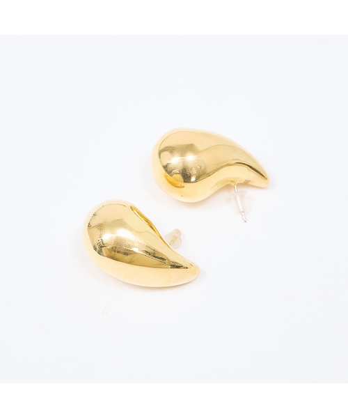 Rouge vif(ルージュヴィフ)の「【MC STUDIO/エムシースタジオ】ティアドロップ オーバルピアス(ピアス(両耳用)・レディース・ゴールド・フリー)」の3枚目の写真