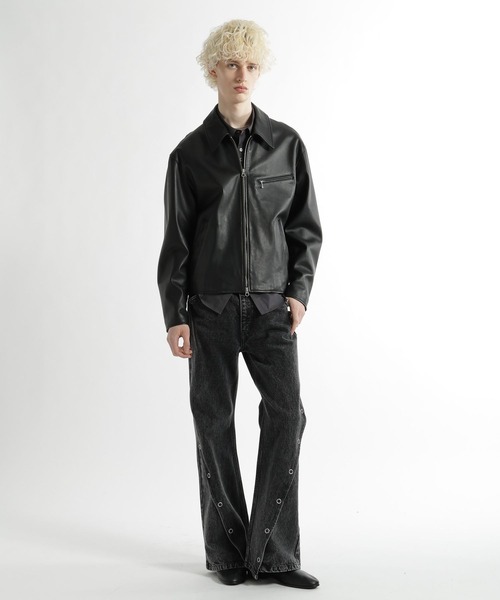 HARE（ハレ）の「パーツスリムデニムパンツ(HARE)（デニムパンツ・メンズ・グレー/ブラック・SMALL/MEDIUM）」の8枚目の写真