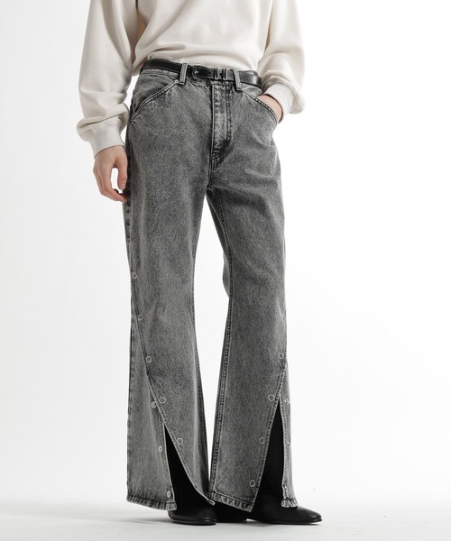 HARE（ハレ）の「パーツスリムデニムパンツ(HARE)（デニムパンツ・メンズ・グレー/ブラック・SMALL/MEDIUM）」の10枚目の写真