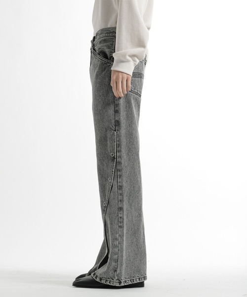 HARE（ハレ）の「パーツスリムデニムパンツ(HARE)（デニムパンツ・メンズ・グレー/ブラック・SMALL/MEDIUM）」の16枚目の写真