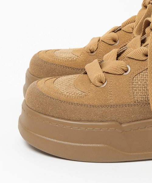 niko and...（ニコアンド）の「オリジナル切り替え厚底スニーカー（スニーカー・レディース・ブラウン/アイボリー・LARGE/MEDIUM）」の12枚目の写真