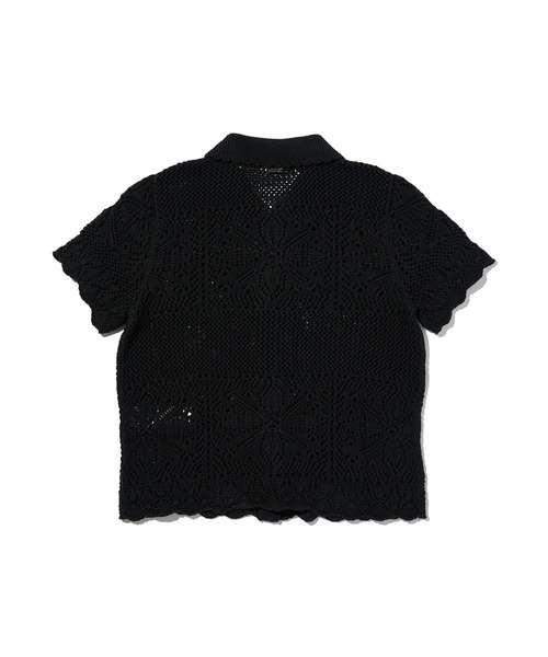 Levi's(リーバイス)の「Levi's/リーバイス スザンナ フローラル クロシェ シャツ(シャツ/ブラウス・レディース・ブラック・M/S/XS)」の5枚目の写真