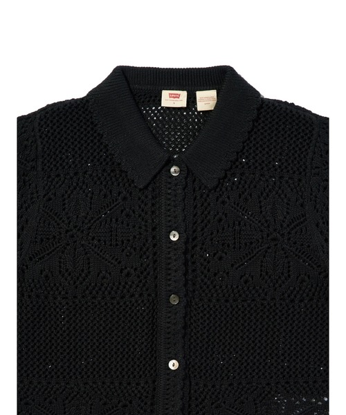 Levi's(リーバイス)の「Levi's/リーバイス スザンナ フローラル クロシェ シャツ(シャツ/ブラウス・レディース・ブラック・M/S/XS)」の6枚目の写真