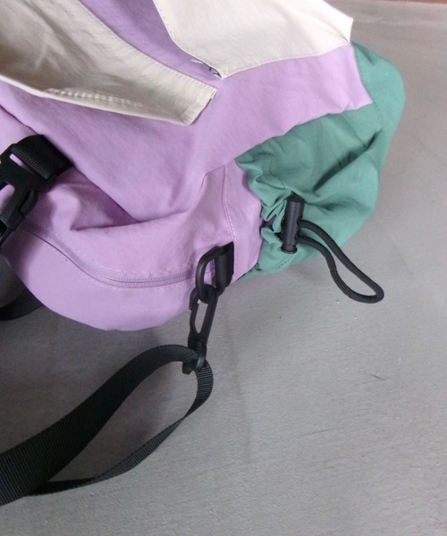 SANSeLF（サンセルフ）の「【SANSeLF】スクエアナイロンショルダーバッグ saa26s006（ショルダーバッグ・レディース・ライトパープル/グレー/ブラック・FREE）」の21枚目の写真