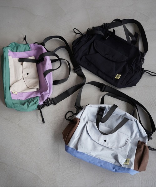 SANSeLF（サンセルフ）の「【SANSeLF】スクエアナイロンショルダーバッグ saa26s006（ショルダーバッグ・レディース・ライトパープル/グレー/ブラック・FREE）」の17枚目の写真