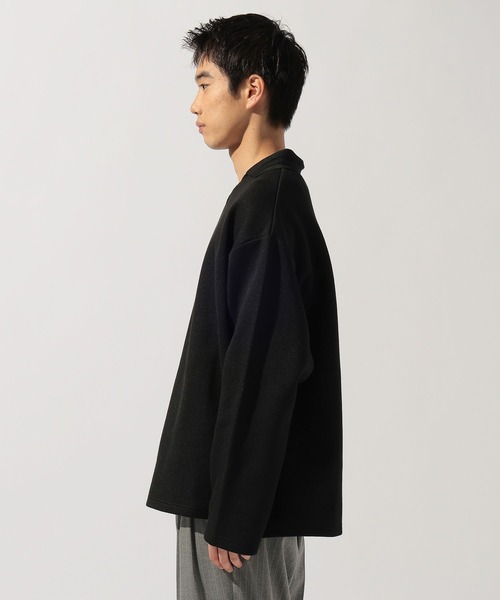 niko and...（ニコアンド）の「襟付きＶネックプルオーバー（Tシャツ/カットソー・メンズ・ブラック/ブラウン/ライトグリーン・LARGE/MEDIUM）」の14枚目の写真