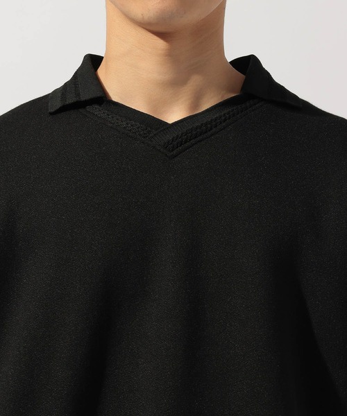 niko and...（ニコアンド）の「襟付きＶネックプルオーバー（Tシャツ/カットソー・メンズ・ブラック/ブラウン/ライトグリーン・LARGE/MEDIUM）」の16枚目の写真