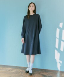 セール】ハーフスリーブコンビワンピース（ワンピース）｜CB