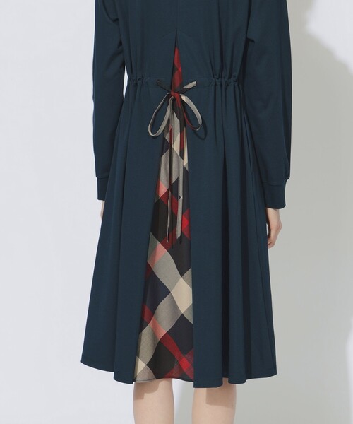 Meシリーズ】バックチェック切替ワンピース（ワンピース）｜CB