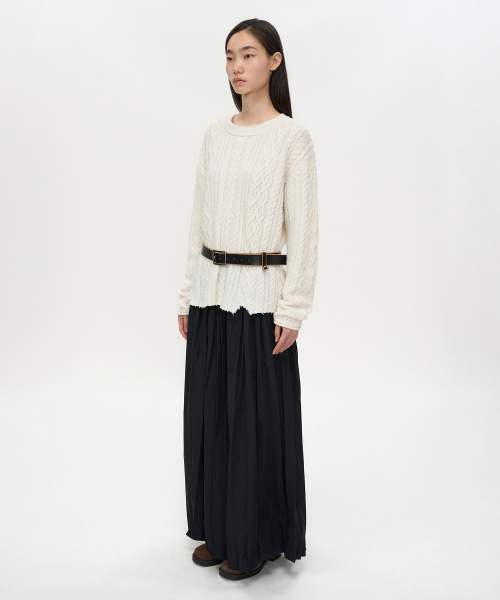 INSILENCE WOMEN（インサイレンスウーマン）の「グランジフィッシャーマンプルオーバー IVORY（ニット/セーター・レディース・その他・S/M）」の11枚目の写真