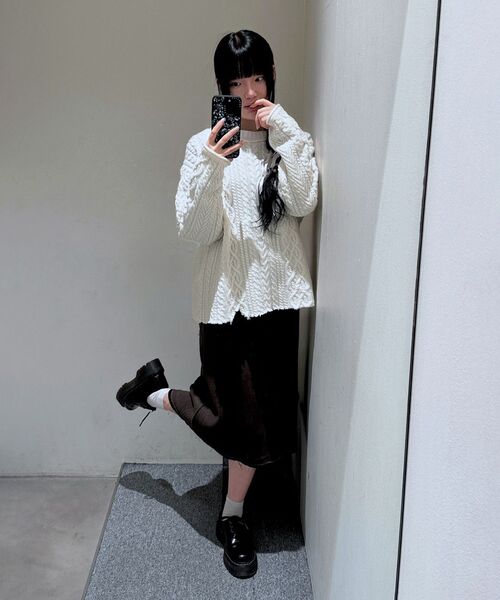 INSILENCE WOMEN（インサイレンスウーマン）の「グランジフィッシャーマンプルオーバー IVORY（ニット/セーター・レディース・その他・S/M）」の13枚目の写真