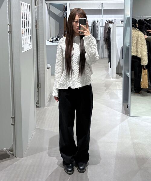 INSILENCE WOMEN（インサイレンスウーマン）の「グランジフィッシャーマンプルオーバー IVORY（ニット/セーター・レディース・その他・S/M）」の4枚目の写真