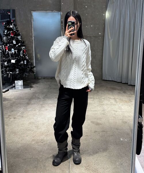 INSILENCE WOMEN（インサイレンスウーマン）の「グランジフィッシャーマンプルオーバー IVORY（ニット/セーター・レディース・その他・S/M）」の5枚目の写真