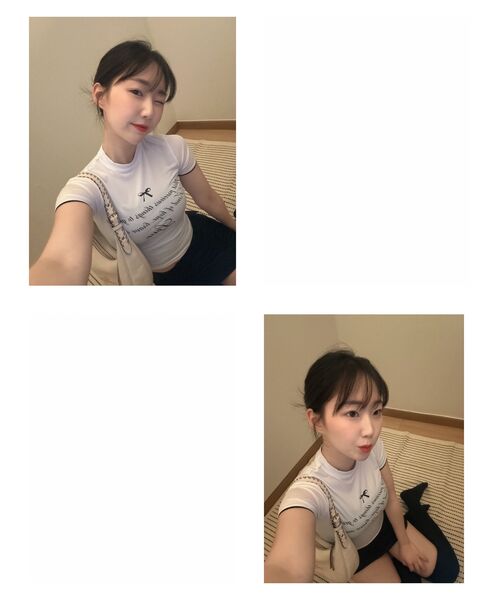 NCOVER(エヌカバー)の「ラブレースクロップ半袖Tシャツホワイト(Tシャツ/カットソー・レディース・その他・FREE)」の3枚目の写真
