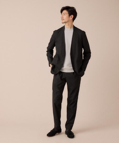 TAKEO KIKUCHI(タケオキクチ)の「【ON/OFF兼用】CARREMANファブリック スリムイージー スラックス(スラックス・メンズ・ブラック/ブラウン系・02/04/03)」の7枚目の写真
