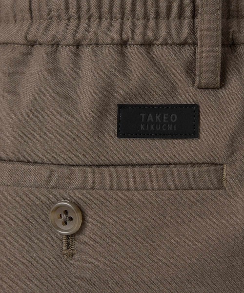 TAKEO KIKUCHI(タケオキクチ)の「【ON/OFF兼用】CARREMANファブリック スリムイージー スラックス(スラックス・メンズ・ブラック/ブラウン系・02/04/03)」の22枚目の写真
