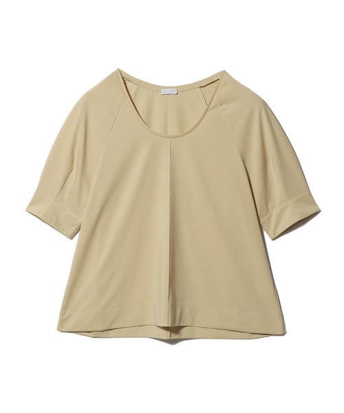 COLUMN(コラム)の「COLUMN / Uネックカットソー(Tシャツ/カットソー・レディース・ネイビー/ベージュ/ホワイト・FREE)」の2枚目の写真