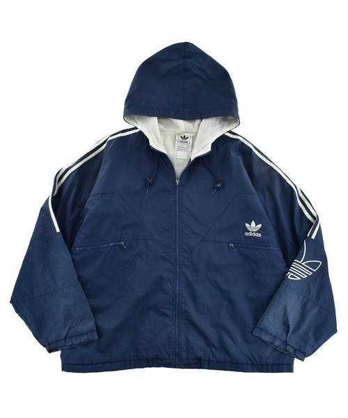 USED】90's adidas 中綿入り ナイロンジャケット（ナイロンジャケット