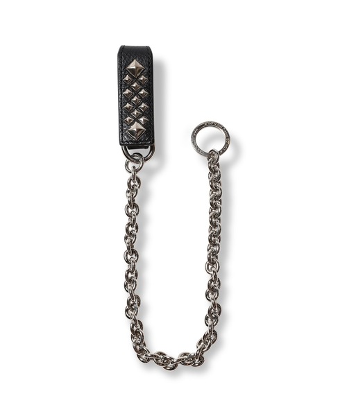CALEE(キャリー)の「CALEE/キャリー STUDS LEATHER WALLET CHAIN ウォレットチェーン 2026年春夏(ウォレットチェーン・メンズ・ブラック・FREE)」の2枚目の写真