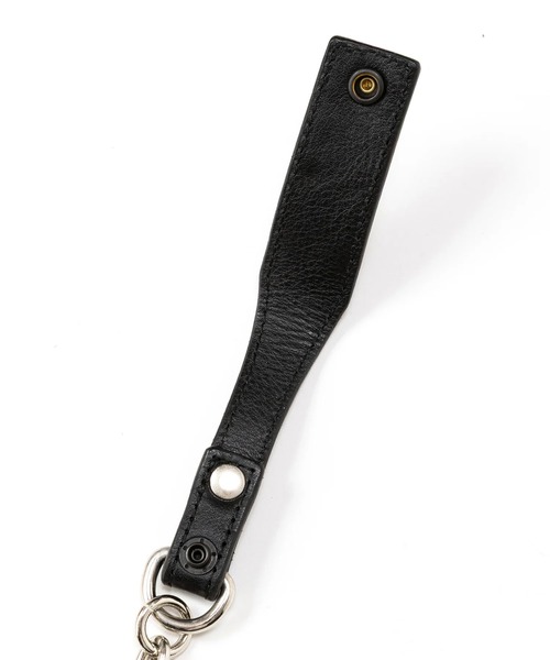 CALEE(キャリー)の「CALEE/キャリー STUDS LEATHER WALLET CHAIN ウォレットチェーン 2026年 夏 夏服(ウォレットチェーン・メンズ・ブラック・FREE)」の8枚目の写真