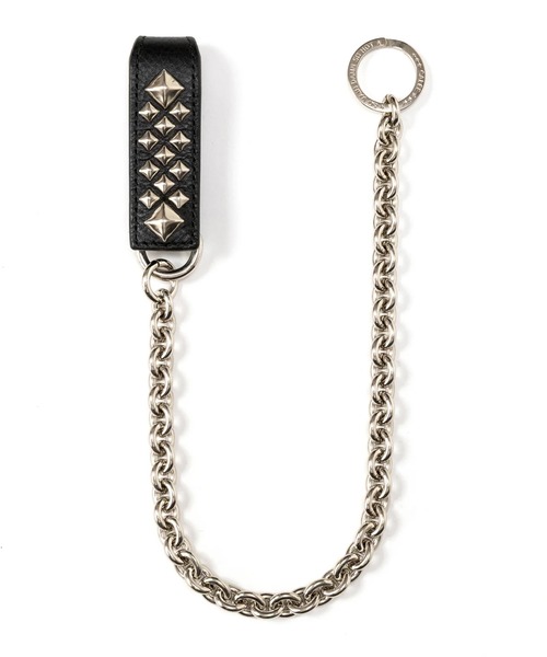 CALEE(キャリー)の「CALEE/キャリー STUDS LEATHER WALLET CHAIN ウォレットチェーン 2026年 夏 夏服(ウォレットチェーン・メンズ・ブラック・FREE)」の2枚目の写真