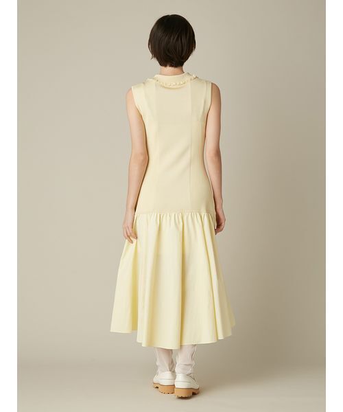FURFUR（ファーファー）の「ポロニットワンピース（ワンピース・レディース・イエロー/ホワイト/ブラック・F）」の6枚目の写真