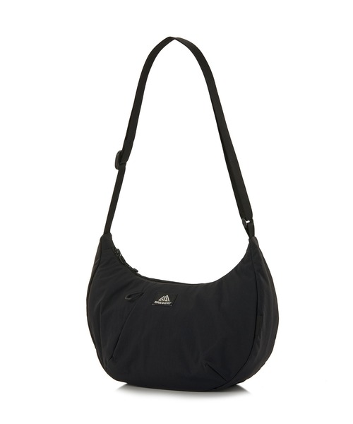 GREGORY(グレゴリー)の「スージーハーフムーンショルダーM SUSZY HALFMOON SHOULDER M エボニーブラック(ショルダーバッグ・レディース・ブラック・ONE SIZE)」の1枚目の写真