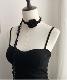 Vini（ヴィニ）の「フラワーモチーフ ロングチョーカー（チョーカー）」