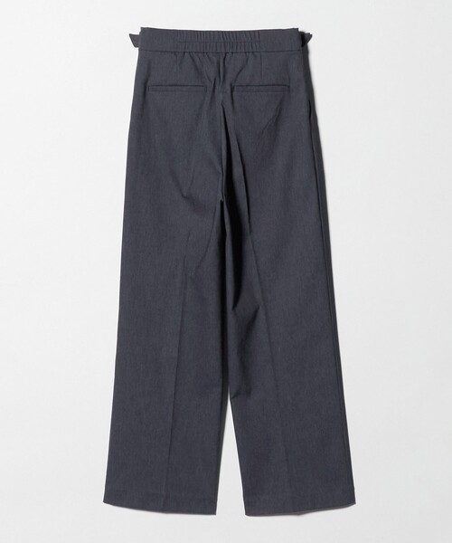 A DAY IN THE LIFE UNITED ARROWS(アデイインザライフユナイテッドアローズ)の「シャンブレー ワイドパンツ ‐ウォッシャブル‐<A DAY IN THE LIFE>(スラックス・レディース・ブラック/ネイビー・38/36)」の10枚目の写真