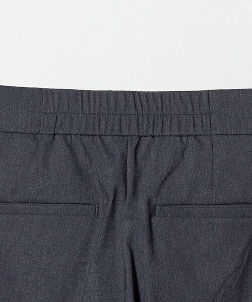 A DAY IN THE LIFE UNITED ARROWS(アデイインザライフユナイテッドアローズ)の「シャンブレー ワイドパンツ ‐ウォッシャブル‐<A DAY IN THE LIFE>(スラックス・レディース・ブラック/ネイビー・38/36)」の14枚目の写真