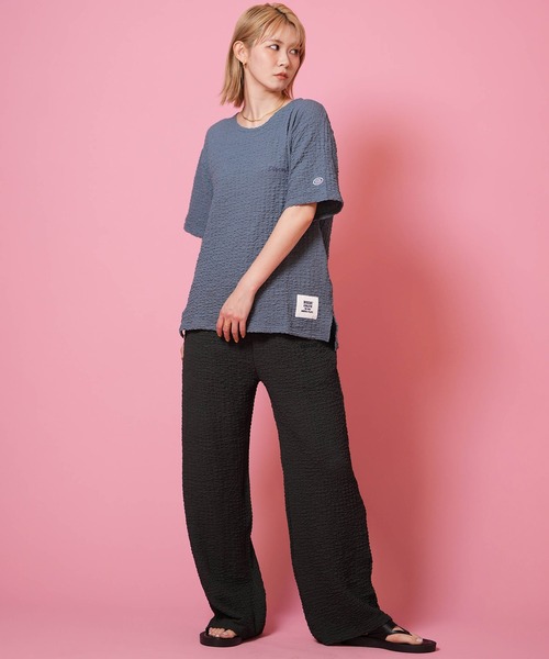 DISCUS ATHLETIC(ディスカス アスレチック)の「DISCUS ATHLETIC/ディスカスアスレチック 半袖 Tシャツ 6287-9971(Tシャツ/カットソー・レディース・スミクロ/グレイッシュブルー/ピンク・L/M)」の19枚目の写真