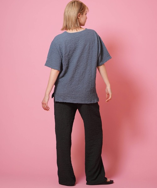 DISCUS ATHLETIC(ディスカス アスレチック)の「DISCUS ATHLETIC/ディスカスアスレチック 半袖 Tシャツ 6287-9971(Tシャツ/カットソー・レディース・スミクロ/グレイッシュブルー/ピンク・L/M)」の20枚目の写真