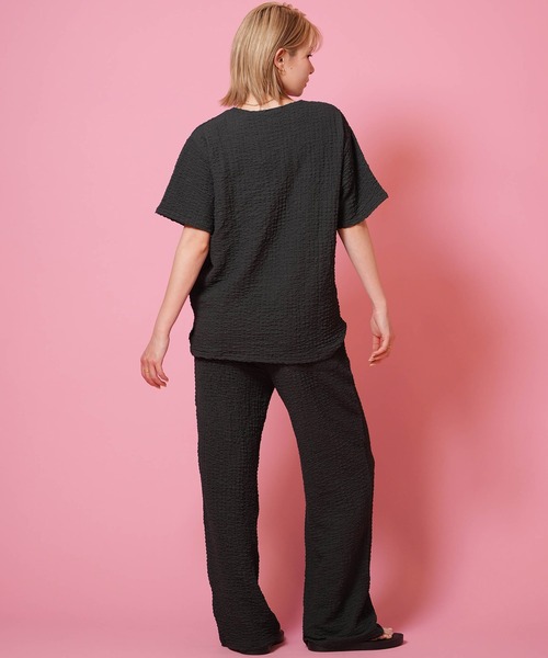 DISCUS ATHLETIC(ディスカス アスレチック)の「DISCUS ATHLETIC/ディスカスアスレチック 半袖 Tシャツ 6287-9971(Tシャツ/カットソー・レディース・スミクロ/グレイッシュブルー/ピンク・L/M)」の15枚目の写真