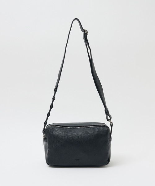 LOWELL things(ロウェル シングス)の「【人気定番アイテム/再入荷】Frec/Wファスナースクエアショルダー(ショルダーバッグ・レディース・ブラック/アイボリー・フリー)」の10枚目の写真