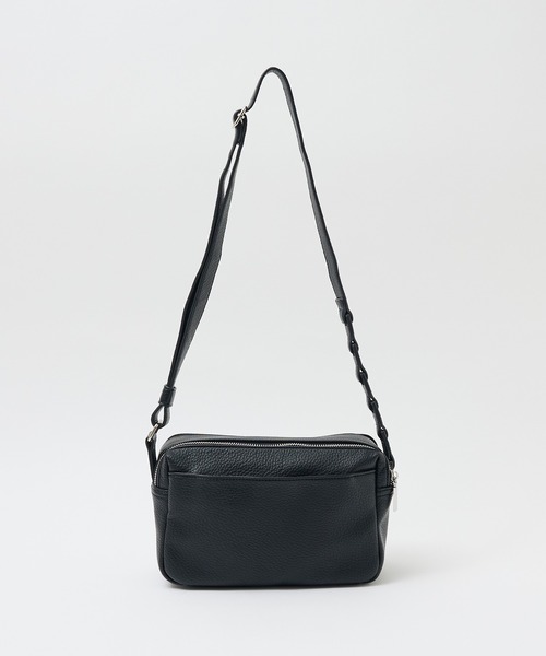 LOWELL things(ロウェル シングス)の「【人気定番アイテム/再入荷】Frec/Wファスナースクエアショルダー(ショルダーバッグ・レディース・ブラック/アイボリー・フリー)」の12枚目の写真