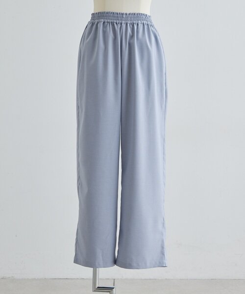 ear PAPILLONNER（イアパピヨネ）の「オンオフ兼用ライトイージーパンツ【SUM1 STYLE(スミスタイル)】（その他パンツ・レディース・ブルー系その他/キャメル/ブラック・FREE）」の4枚目の写真