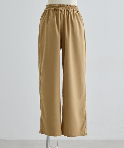 ear PAPILLONNER（イアパピヨネ）の「オンオフ兼用ライトイージーパンツ【SUM1 STYLE(スミスタイル)】（その他パンツ・レディース・ブルー系その他/キャメル/ブラック・FREE）」の16枚目の写真