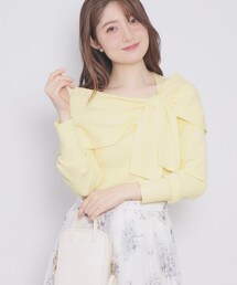 ニット/セーター（イエロー/黄色系・リボン）ファッション通販 - ZOZOTOWN