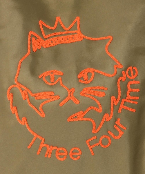 Three Four Time（ｽﾘｰﾌｫｰﾀｲﾑ）の「Three Four Time 刺繍ナイロントート（トートバッグ・レディース・ブラック/グリーン・FREE）」の15枚目の写真